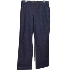 Lee Comfort Stretch Waistband Wide Leg Dress Jean / Denim Size 12